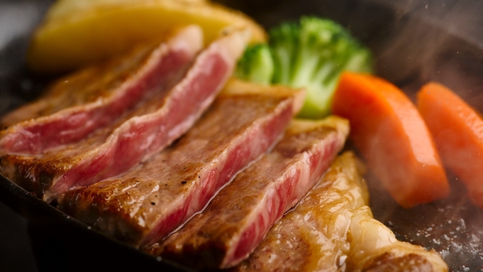 【人気NO2☆お二人限定】極上『米沢牛』ステーキをシェアして堪能♪米沢豚えらべる鍋膳とともに